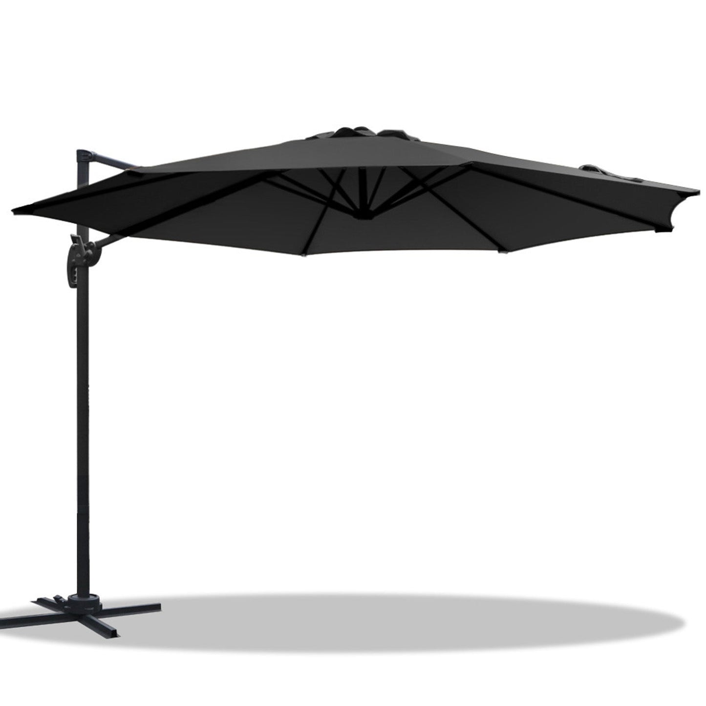 Outdoor Canopy Umbrella 3M - Black