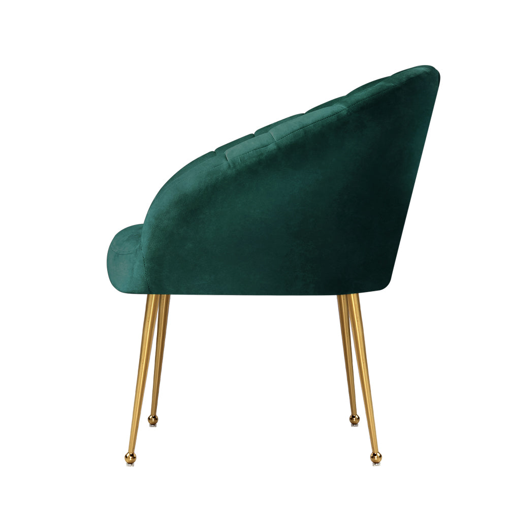 Armchair Lounge Chair Accent Armchairs Chairs Velvet Sofa Green Couch