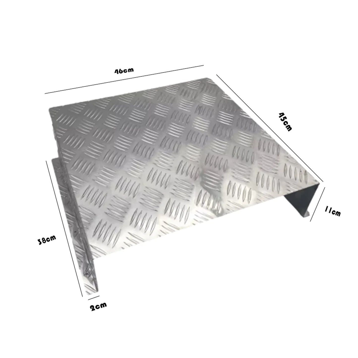 Diesel Fuel Tank Cover for Caravan 10L and 15L Sizes Silver