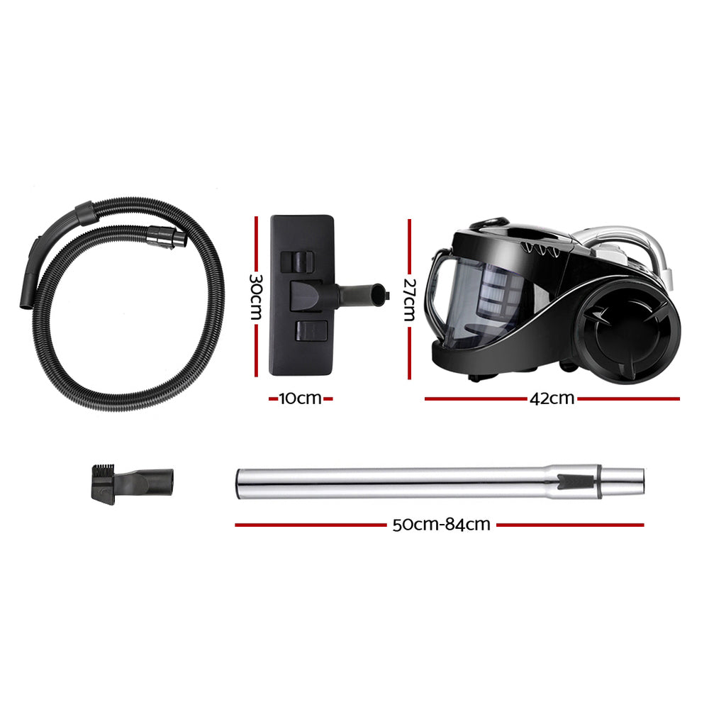 Bagless Cyclone Vacuum Cleaner - Black