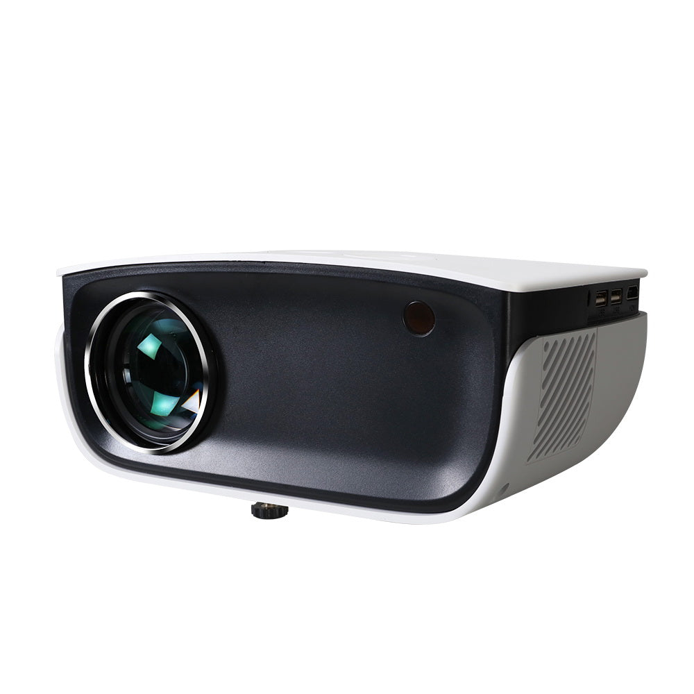 Portable 1080P HD 2000 Lumens Wifi Mini Projector - White