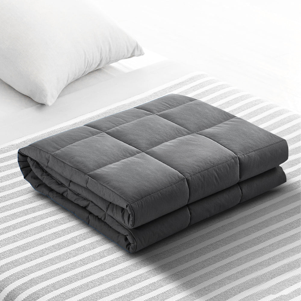 Weighted Gravity Bed Blanket 5KG - Dark Grey