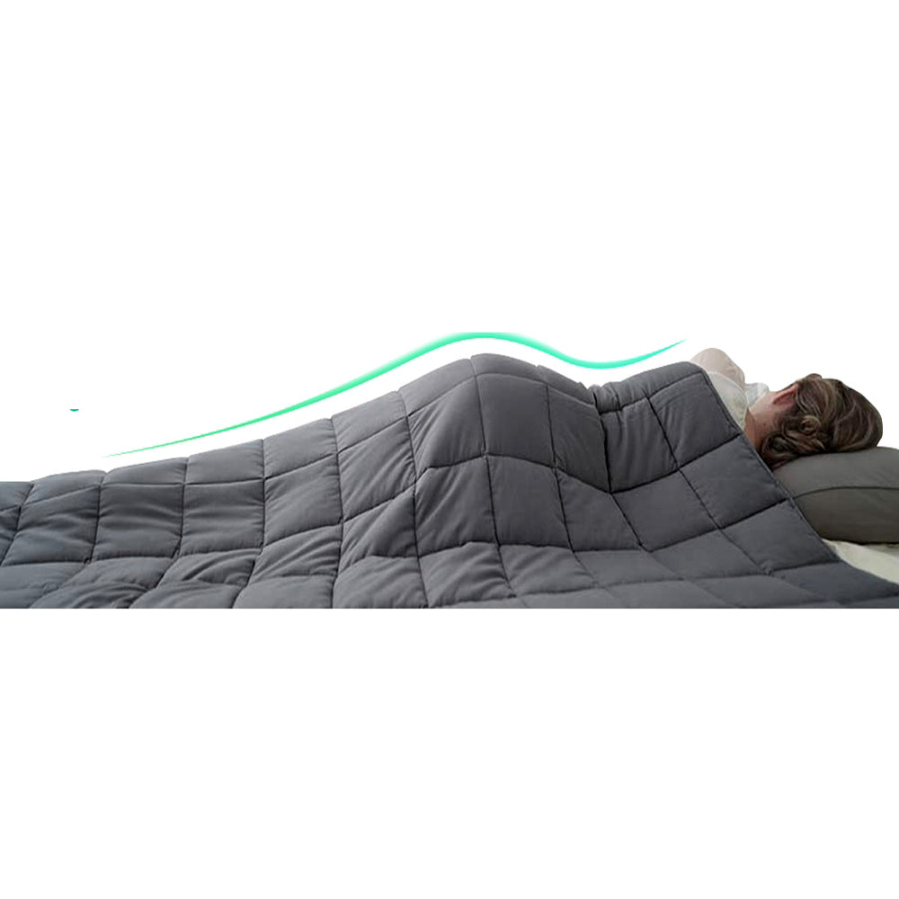 Weighted Adult Gravity 7KG Blanket - Grey 152x203cm