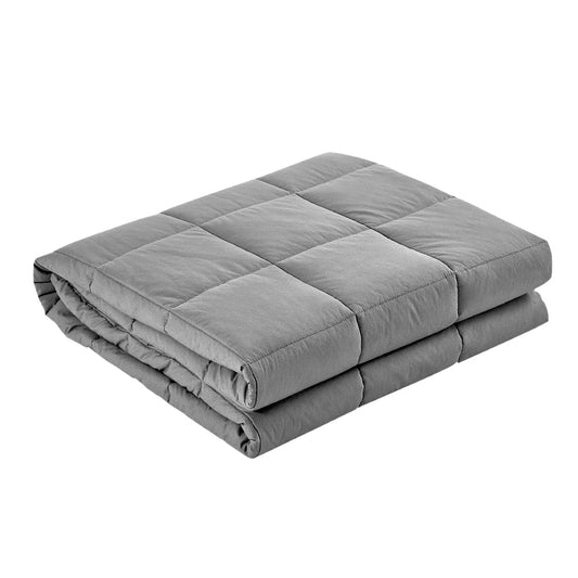 Weighted Adult Gravity 7KG Blanket - Light Grey