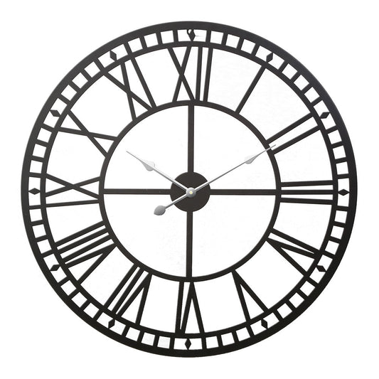 Vintage Metal Wall Clock Décor - 60cm