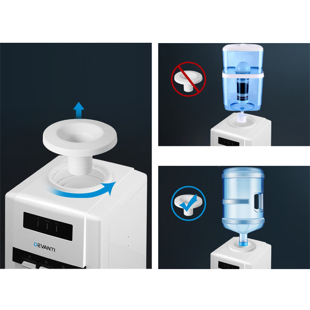 Bench Top Hot and Cold Water Dispenser Purifier - 22L
