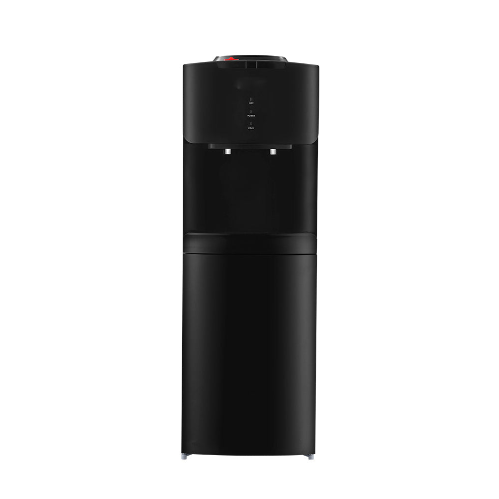 Hot and Cold Tall Water Dispenser - Black