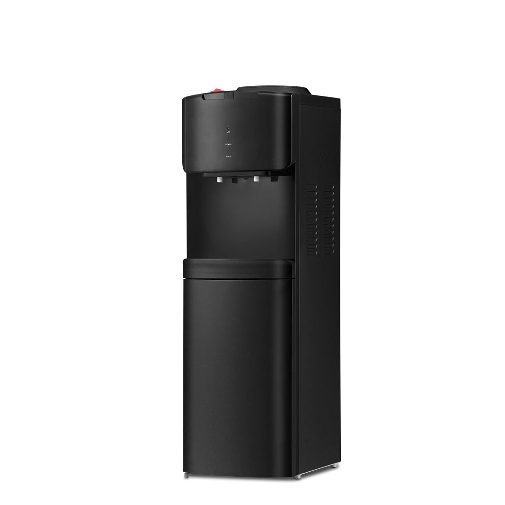 Hot and Cold Tall Water Dispenser - Black