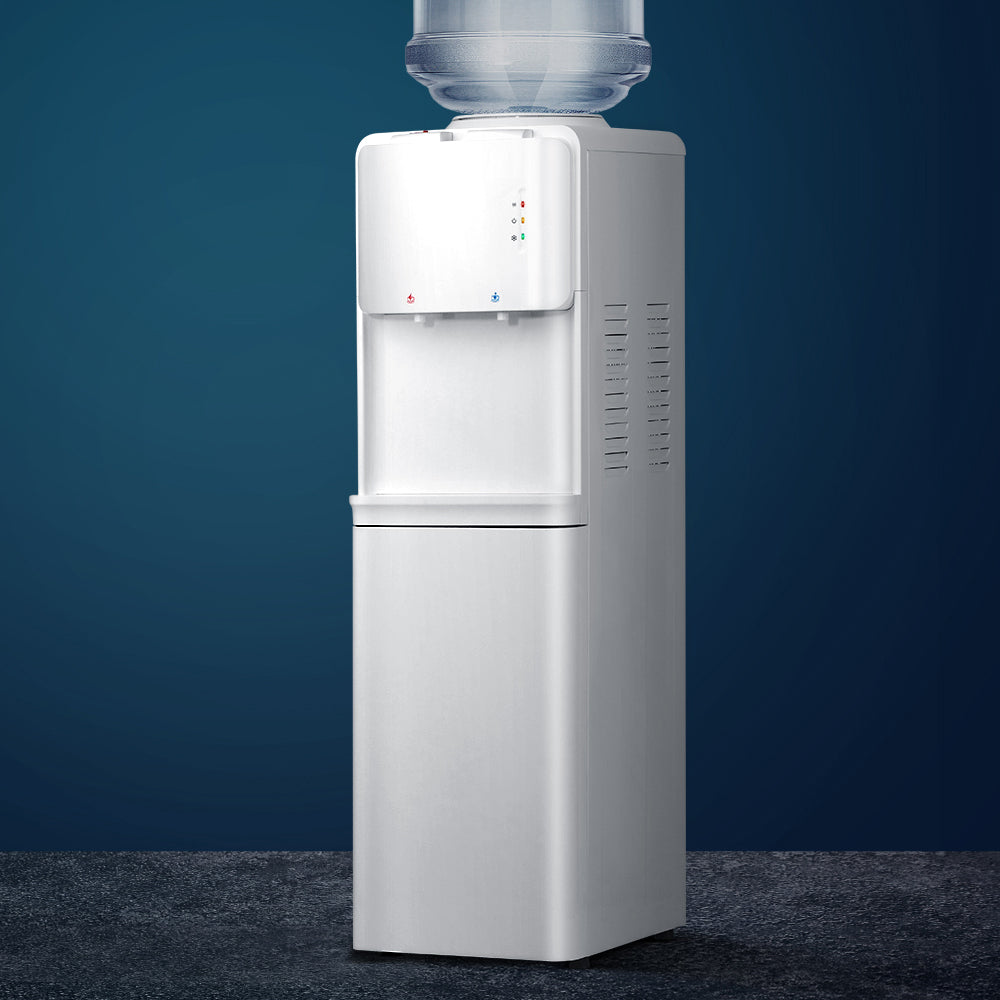Hot and Cold Tall Water Dispenser - White