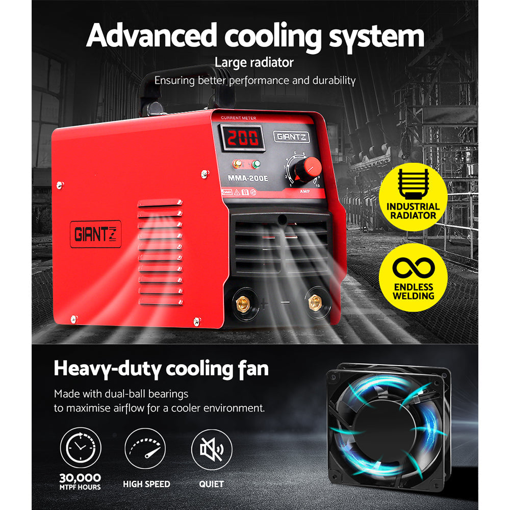 Inverter Welding Machine Stick Portable MMA ARC DC IGBT - 200 Amp