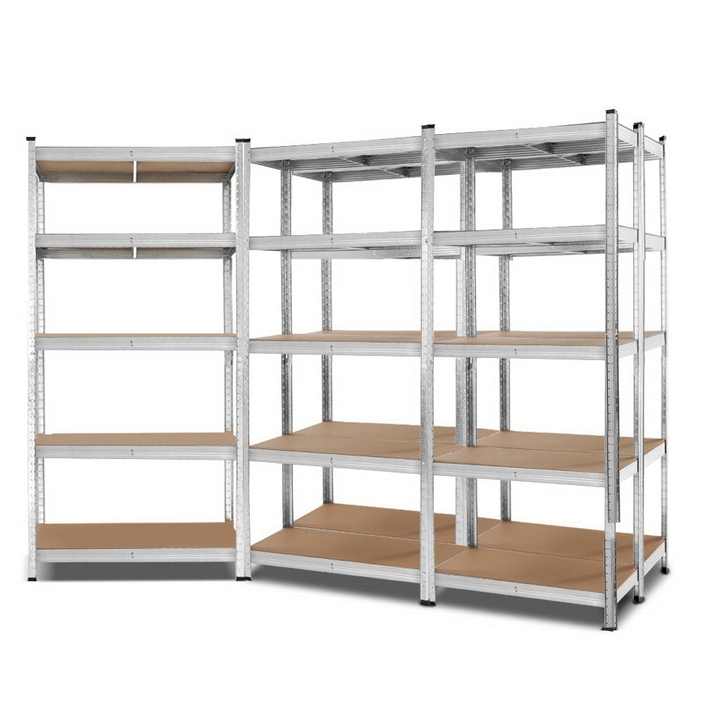 Warehouse Rack Garage Metal Storage Shelves - 5x1.8M