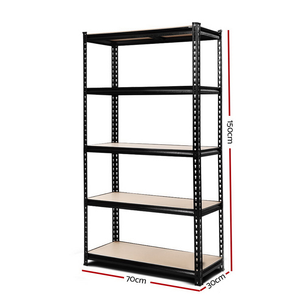 Steel Warehouse Rack Garage Storage 1.5M  - 150 KG Capacity per Shelf