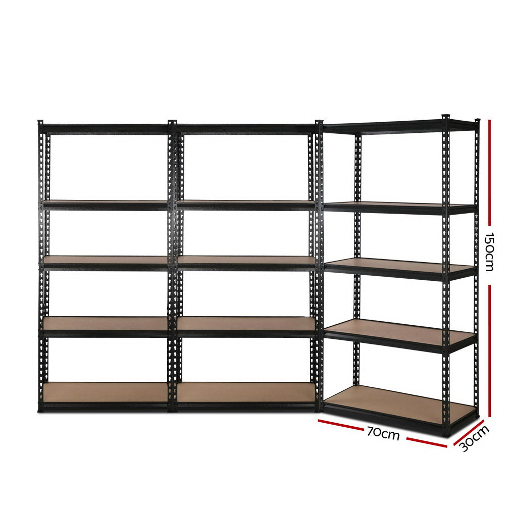 Steel Warehouse Rack Garage Storage  - 3 x 1.5M