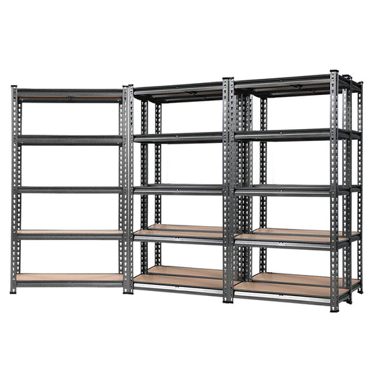 Warehouse Racking Storage Rack Steel Garage Shelves - 5x1.5m