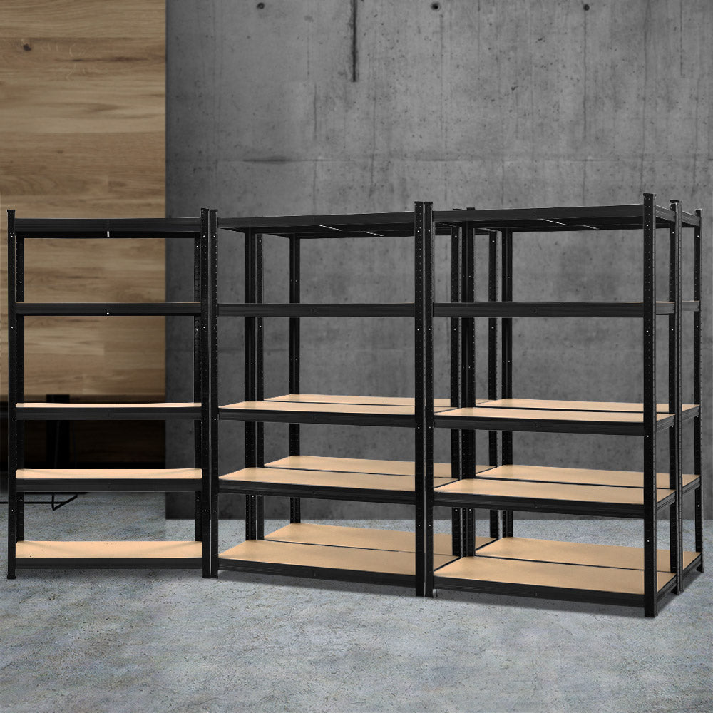 Warehouse Garage Storage Racking Steel Metal Shelves - 5x1.8m