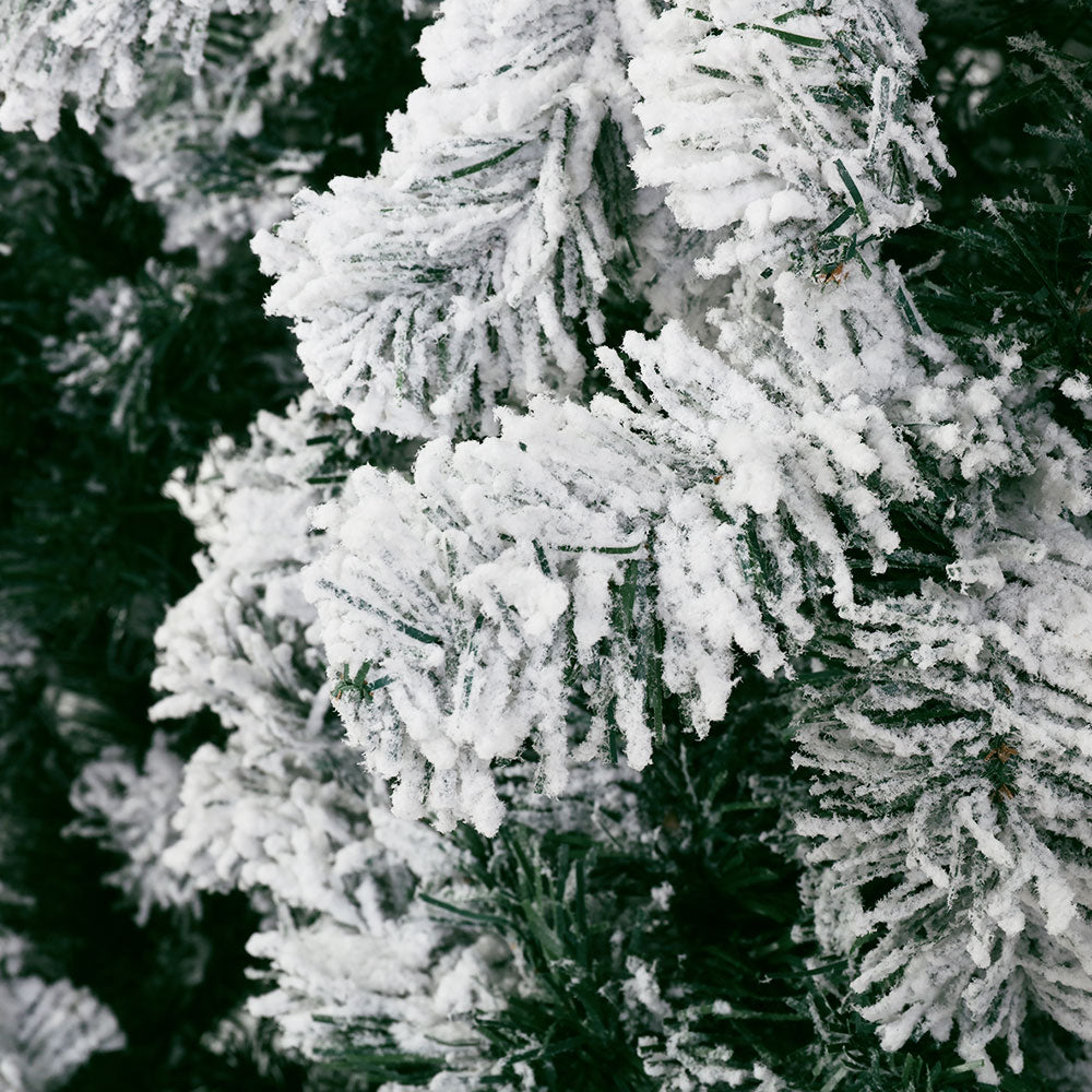Christmas Tree Xmas Decorations Snowy 758 Tips - 1.8m