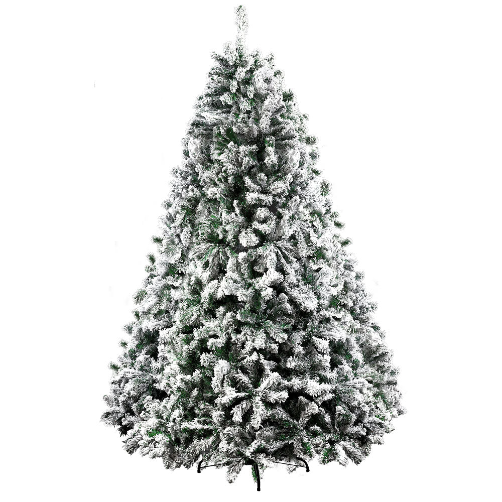 Christmas Tree Xmas Decorations Snowy 1106 Tips - 2.1m