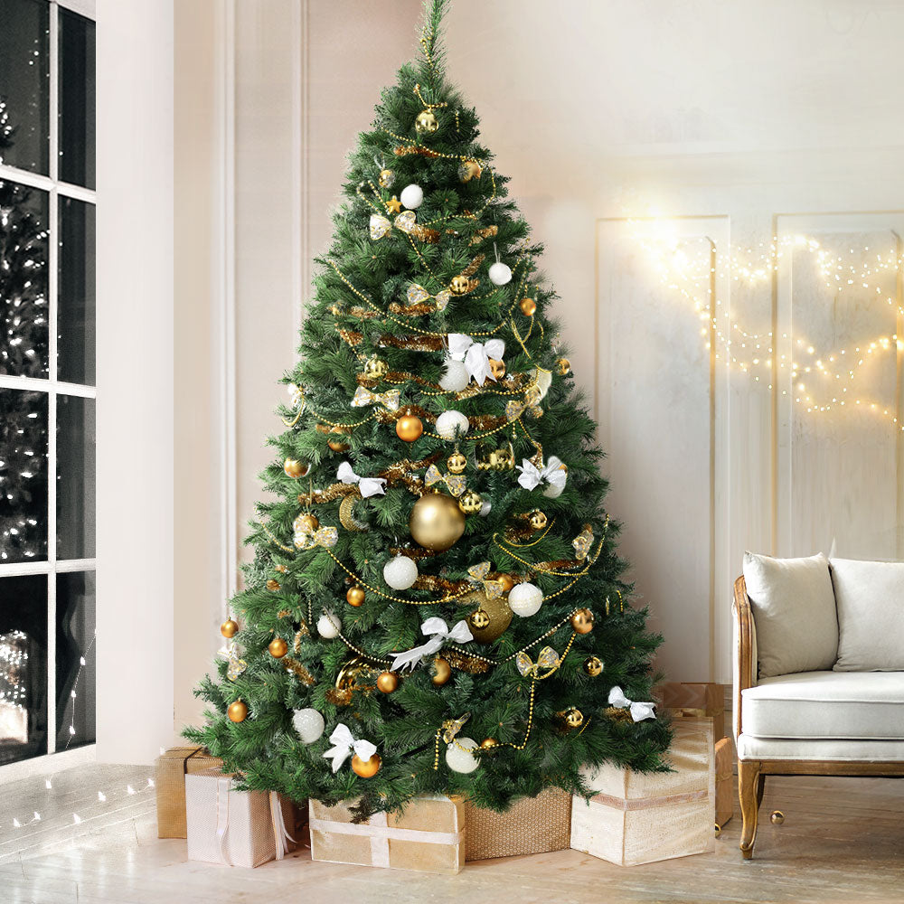 Christmas Tree Xmas Decorations Pine Needle 1584 Tips - 2.1m
