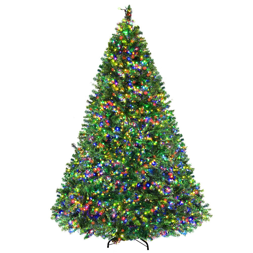 Christmas Tree Xmas Lights with 2800 LED Multi Colour - 2.1m