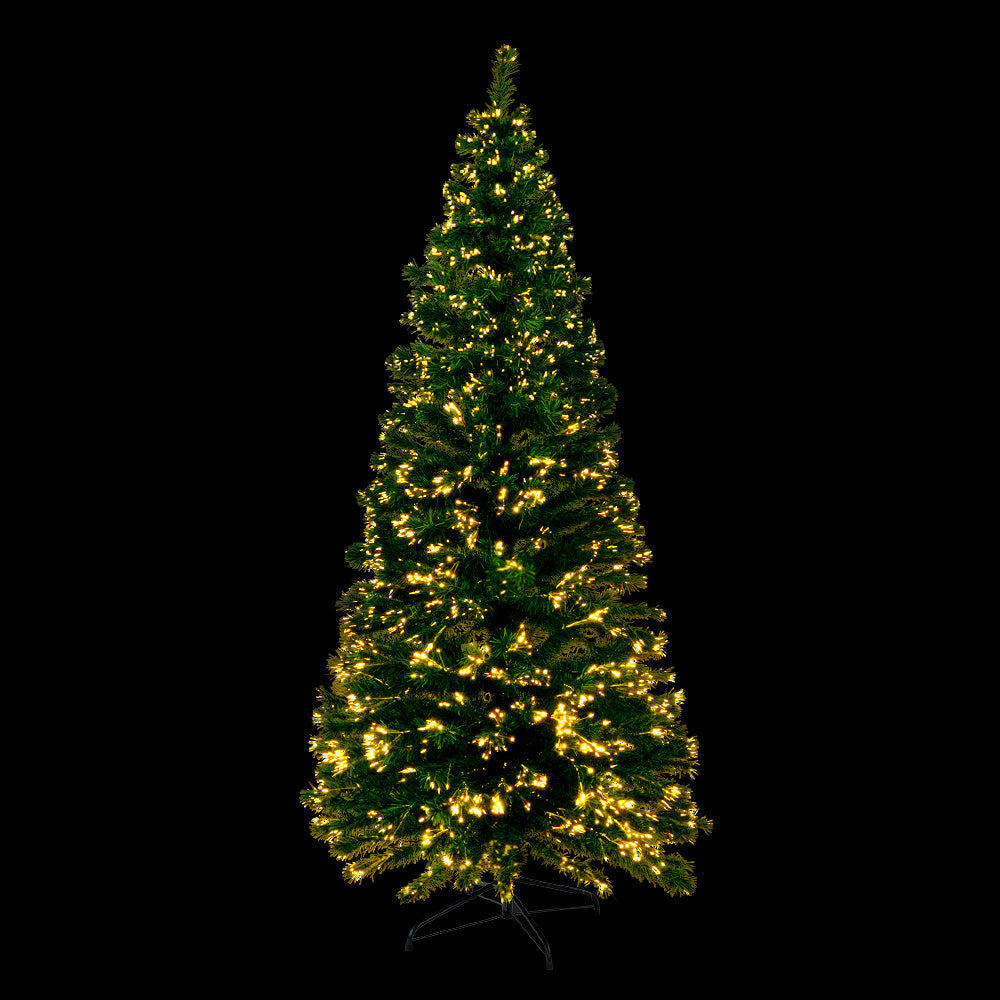 Christmas Tree LED Xmas Decor Optic Fibre Warm White - 1.8m