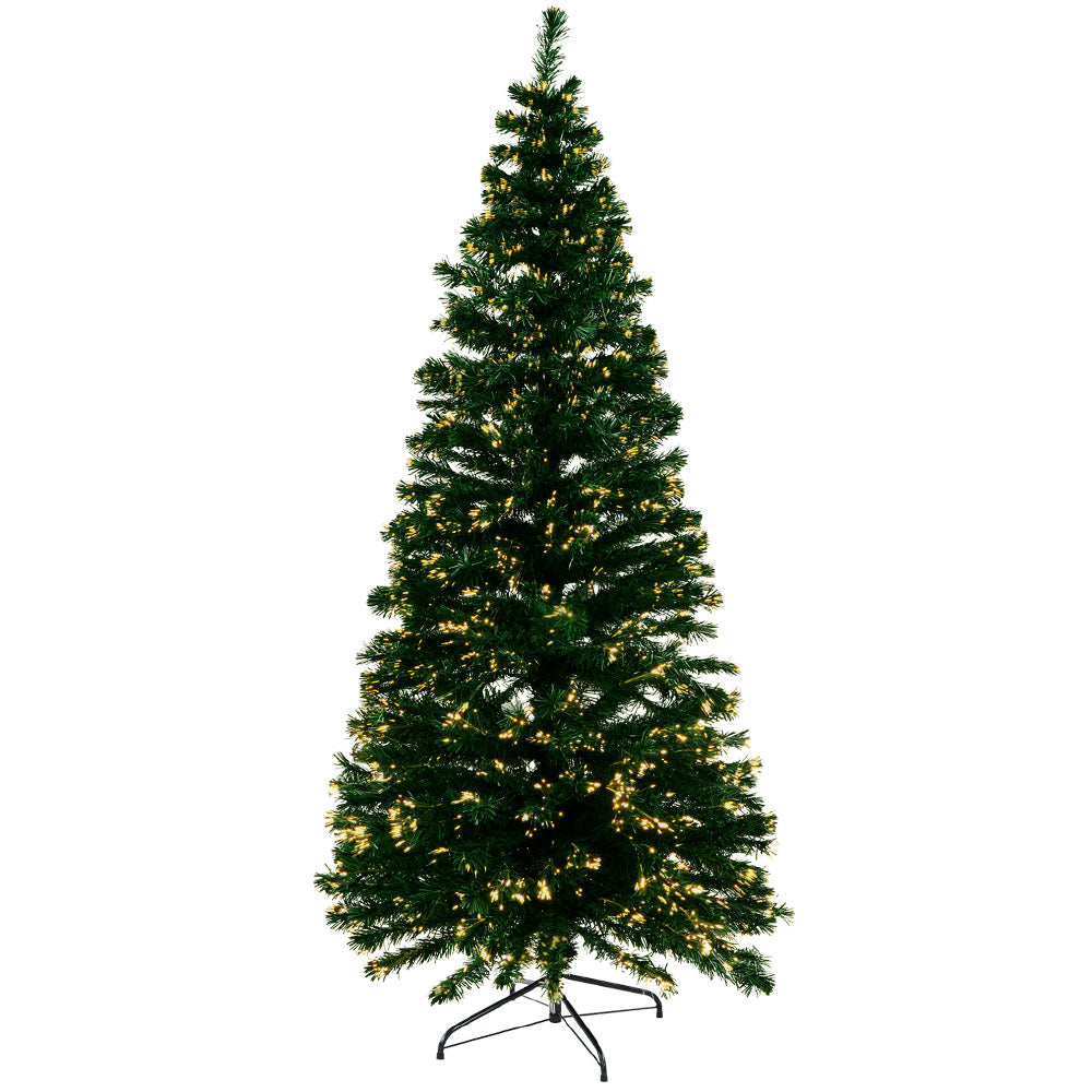 Christmas Tree LED Xmas Decor Optic Fibre Warm White - 1.8m