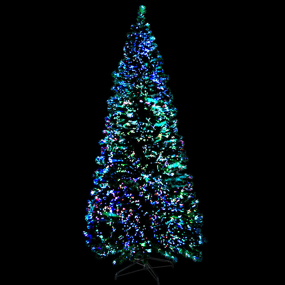 Christmas Tree LED Xmas Decor Optic Fibre Warm White - 1.8m