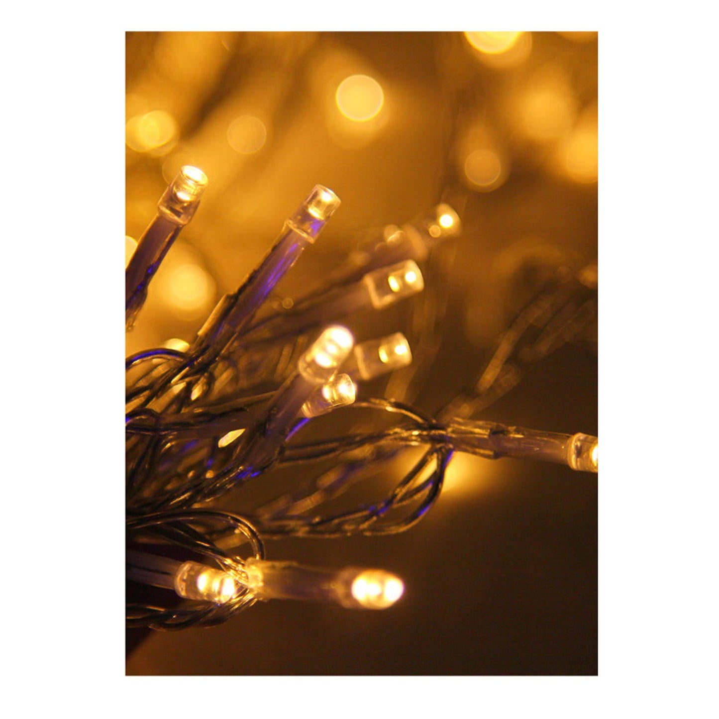 600 LED Curtain Lights - 6x3M Warm White