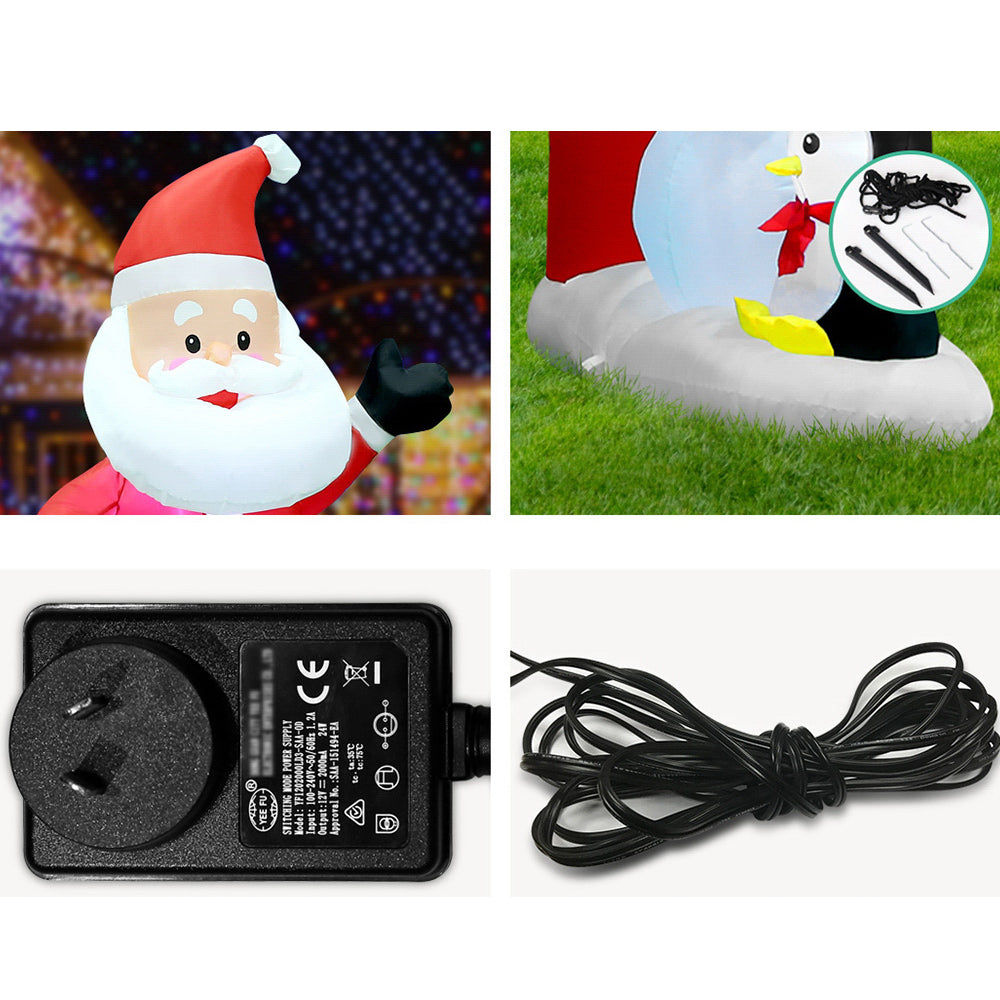 Inflatable LED Christmas Decoration Archway