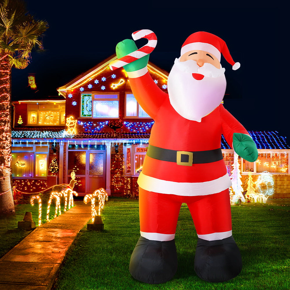 Christmas Inflatable Snowman Xmas Lights Outdoor Decor - 3m