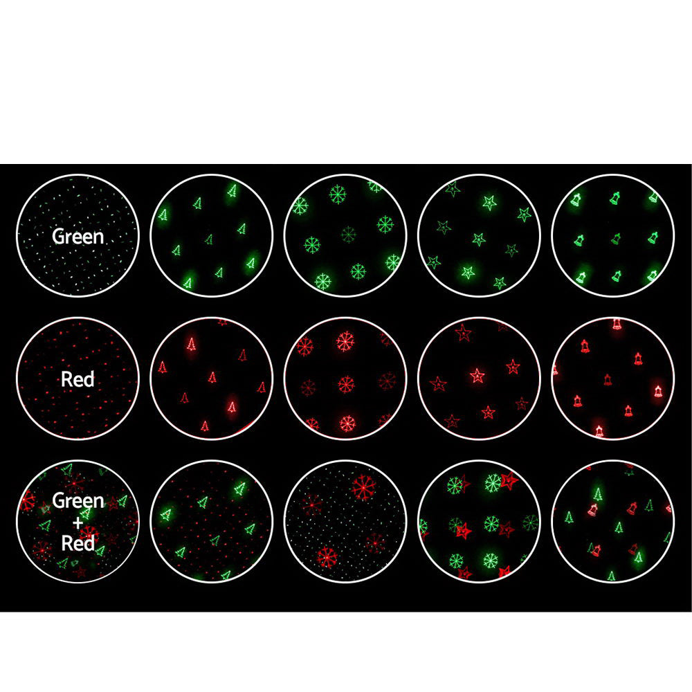 LED Pattern Laser Projector Light Lamp