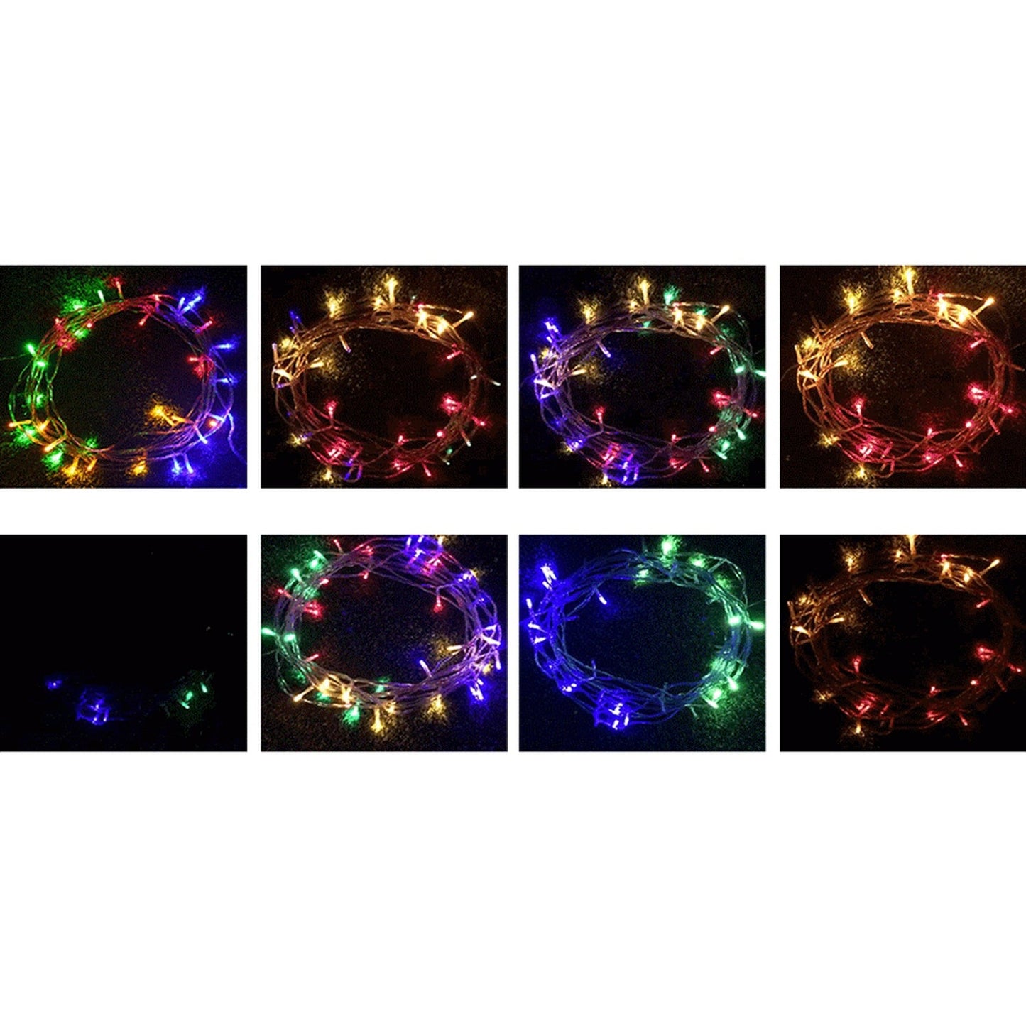 Christmas Icicle Lights Mutlicolour - 800 LED