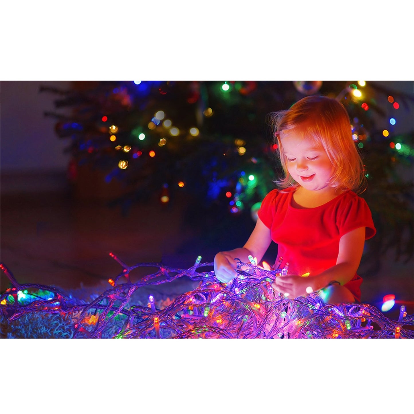 Christmas Icicle Lights Mutlicolour - 800 LED