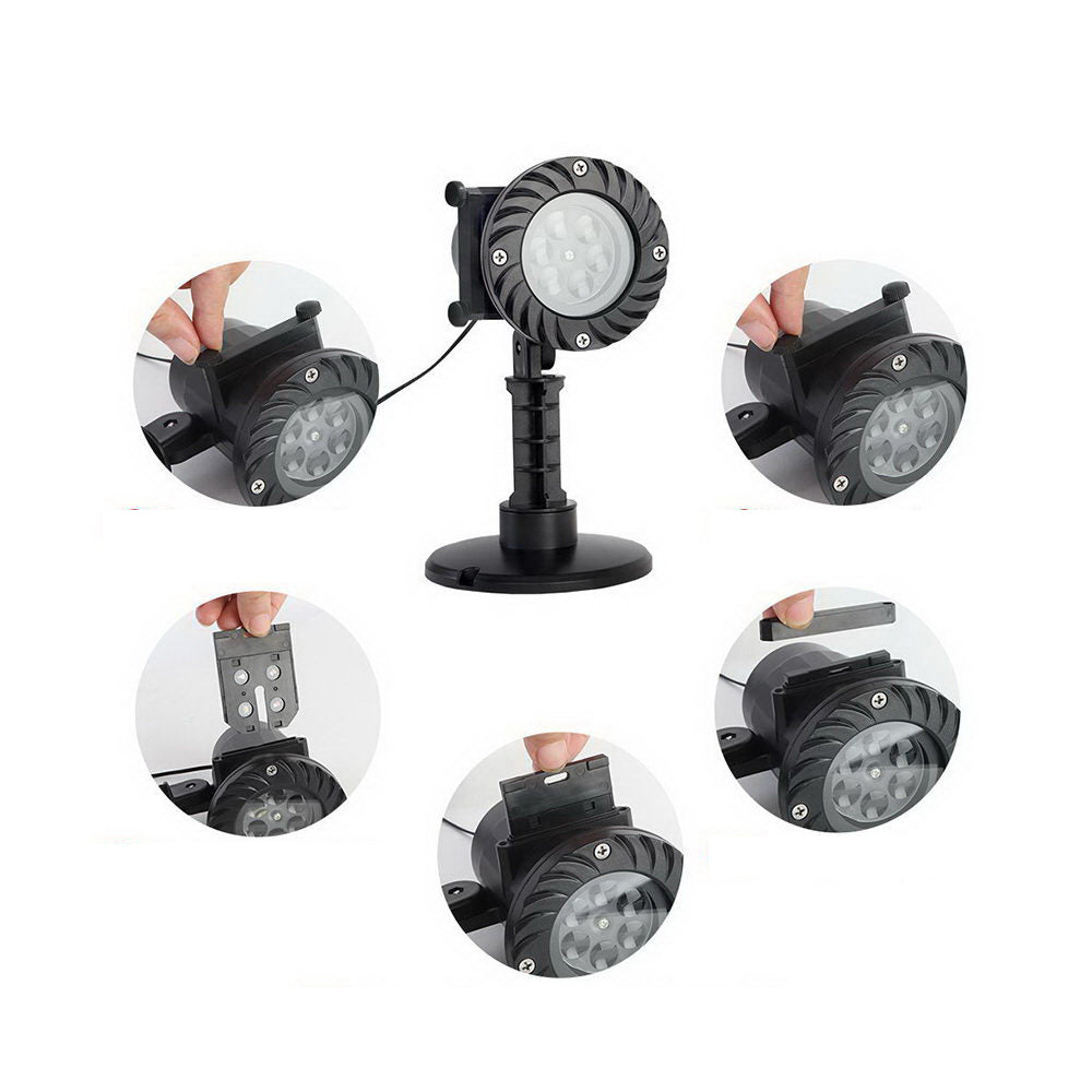 LED Pattern Laser Projector Light Lamp