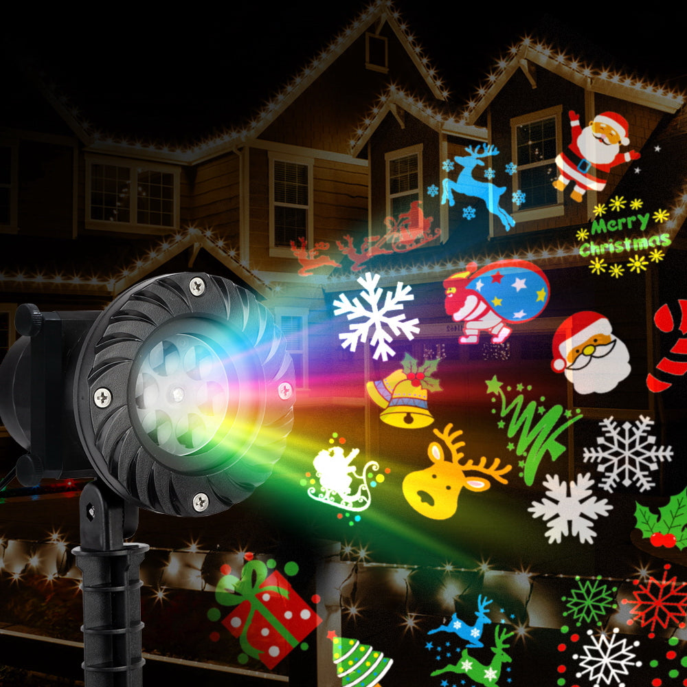 LED Pattern Laser Projector Light Lamp