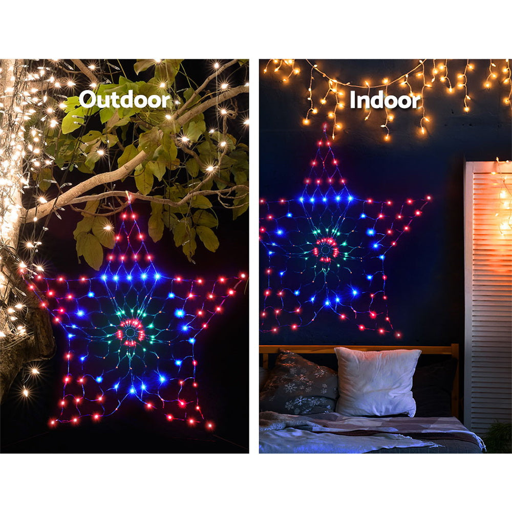 Outdoor LED Star Christmas Lights - 8 Light Mode