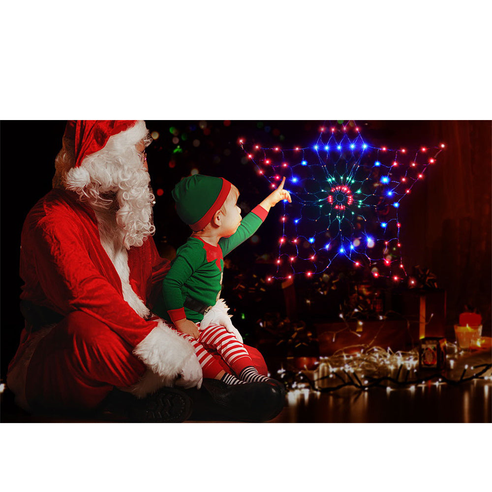 Outdoor LED Star Christmas Lights - 8 Light Mode