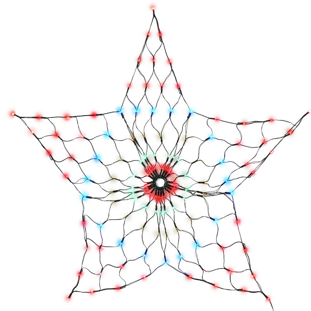 Outdoor LED Star Christmas Lights - 8 Light Mode