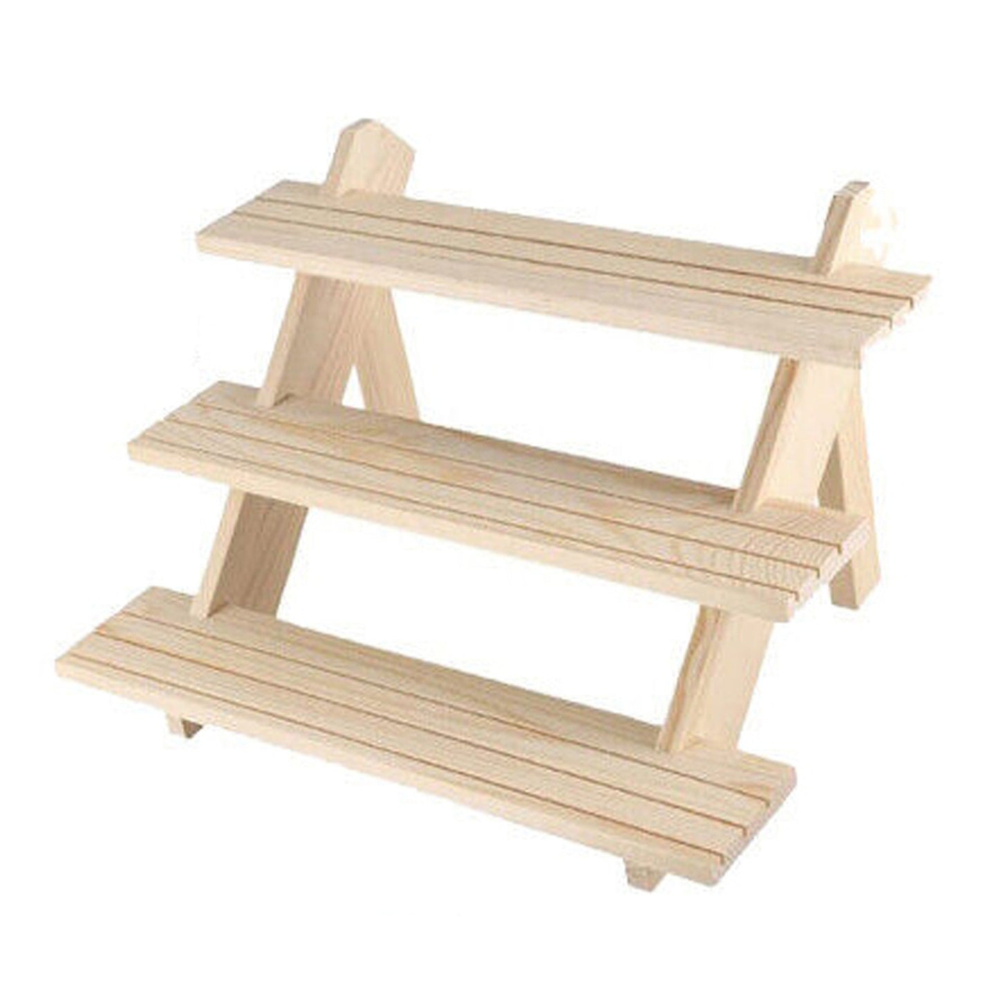 Wooden Jewelry Display Rack for Earrings Rings and Watches