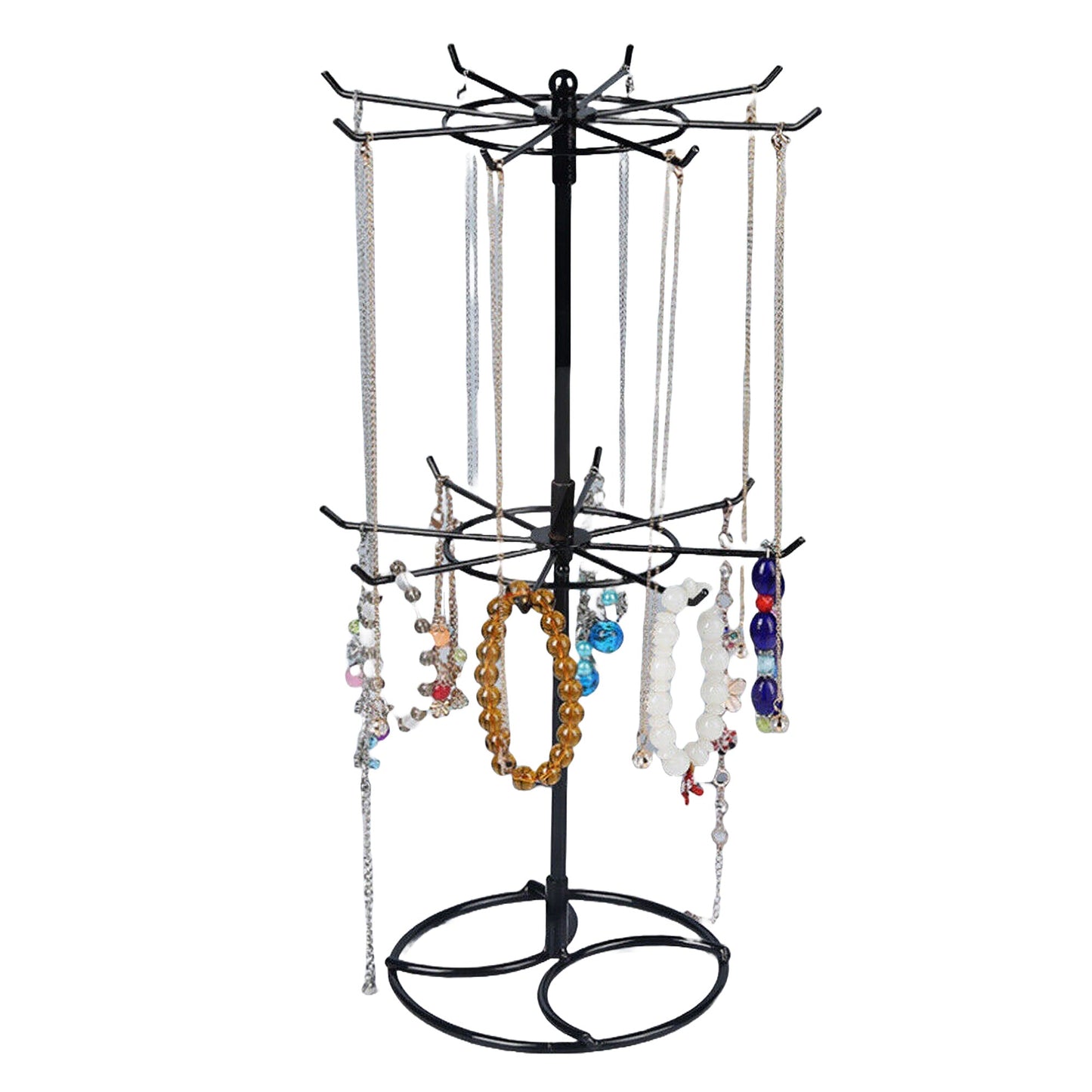 Earring and Jewelry Hanging Organizer Stand with Display Storage