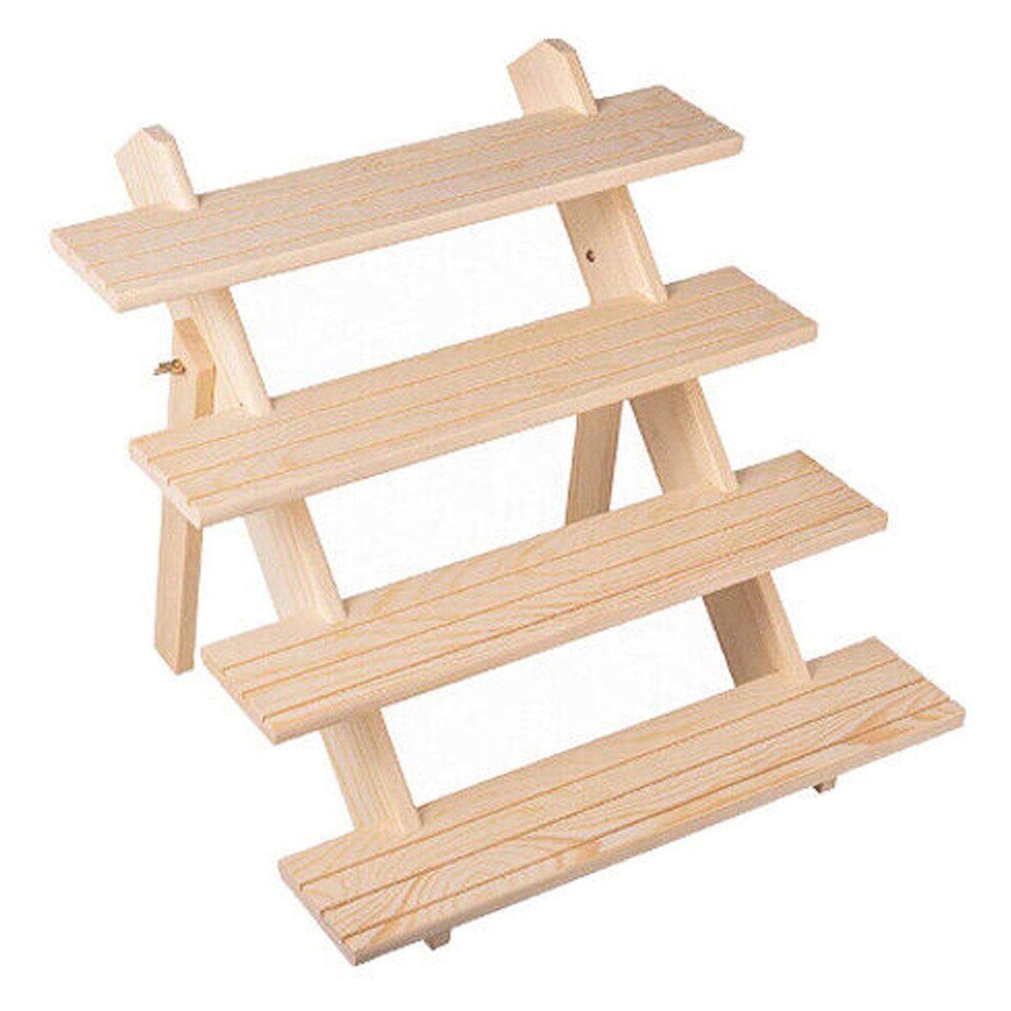Wooden Jewelry Display Rack for Earrings Rings and Watches