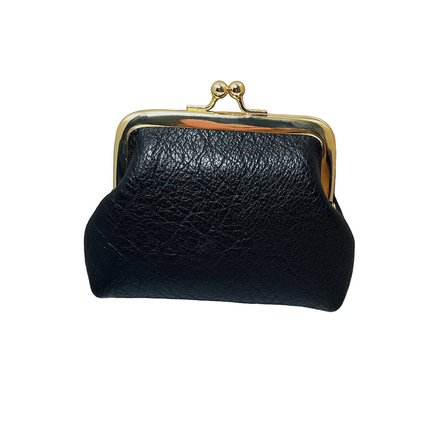 Small Leather Cosmetic Bag for Coin and Lipstick Storage