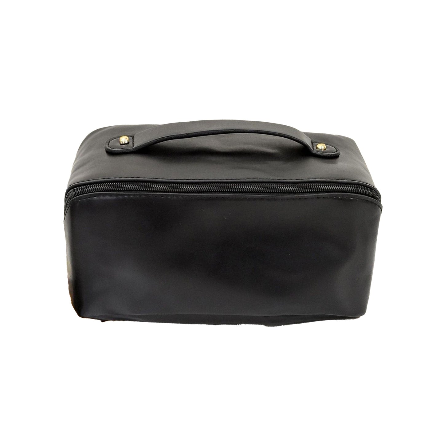 Large Travel Cosmetic Makeup Bag with Organizers and Brush Slots