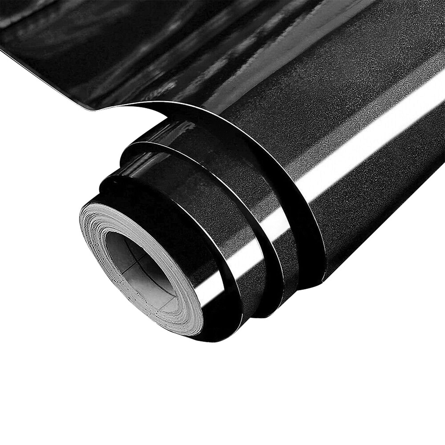 Self-Adhesive Vinyl Contact Paper Roll in Black and White 10M