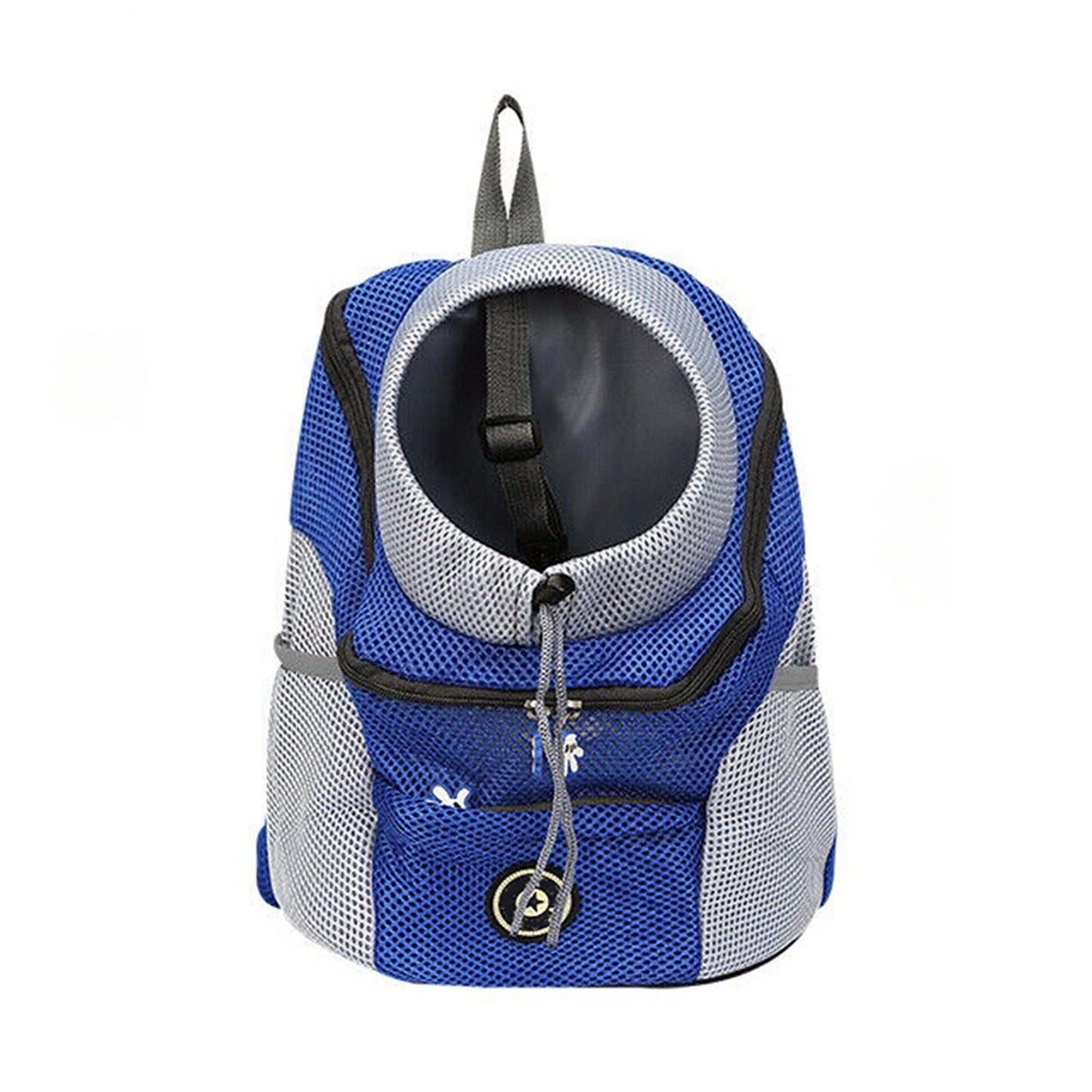Blue Mesh Travel Pet Backpack Dog Carrier Shoulder Bag
