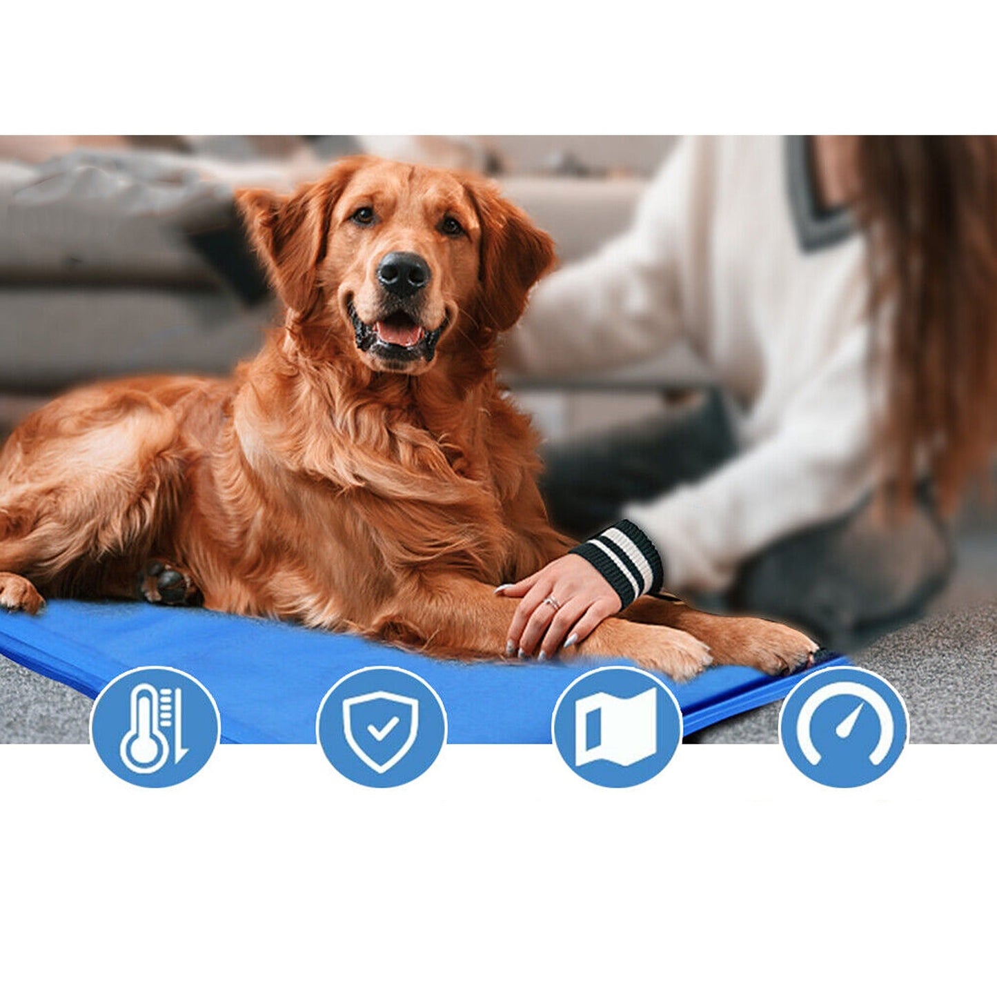 Non-Toxic Cooling Gel Mat for Dogs and Cats 5 Sizes Available
