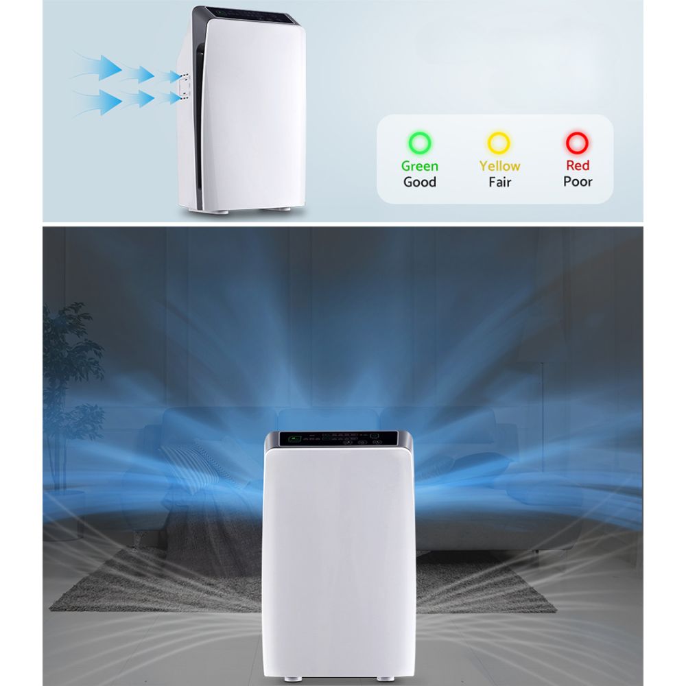 Air Purifier Home Purifiers HEPA Filter Odour Virus Smoke PM2.5 Remover