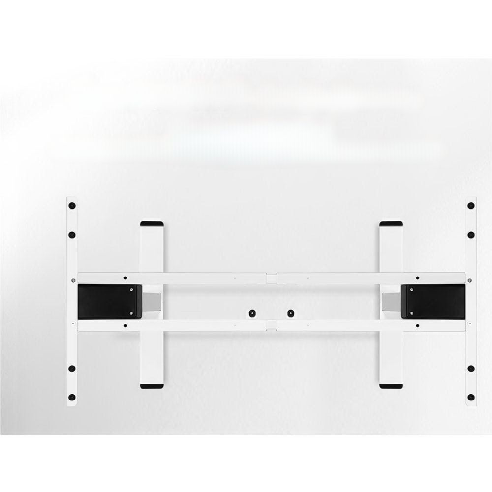 Standing Desk Electric Height Adjustable Sit Stand Desks White Walnut