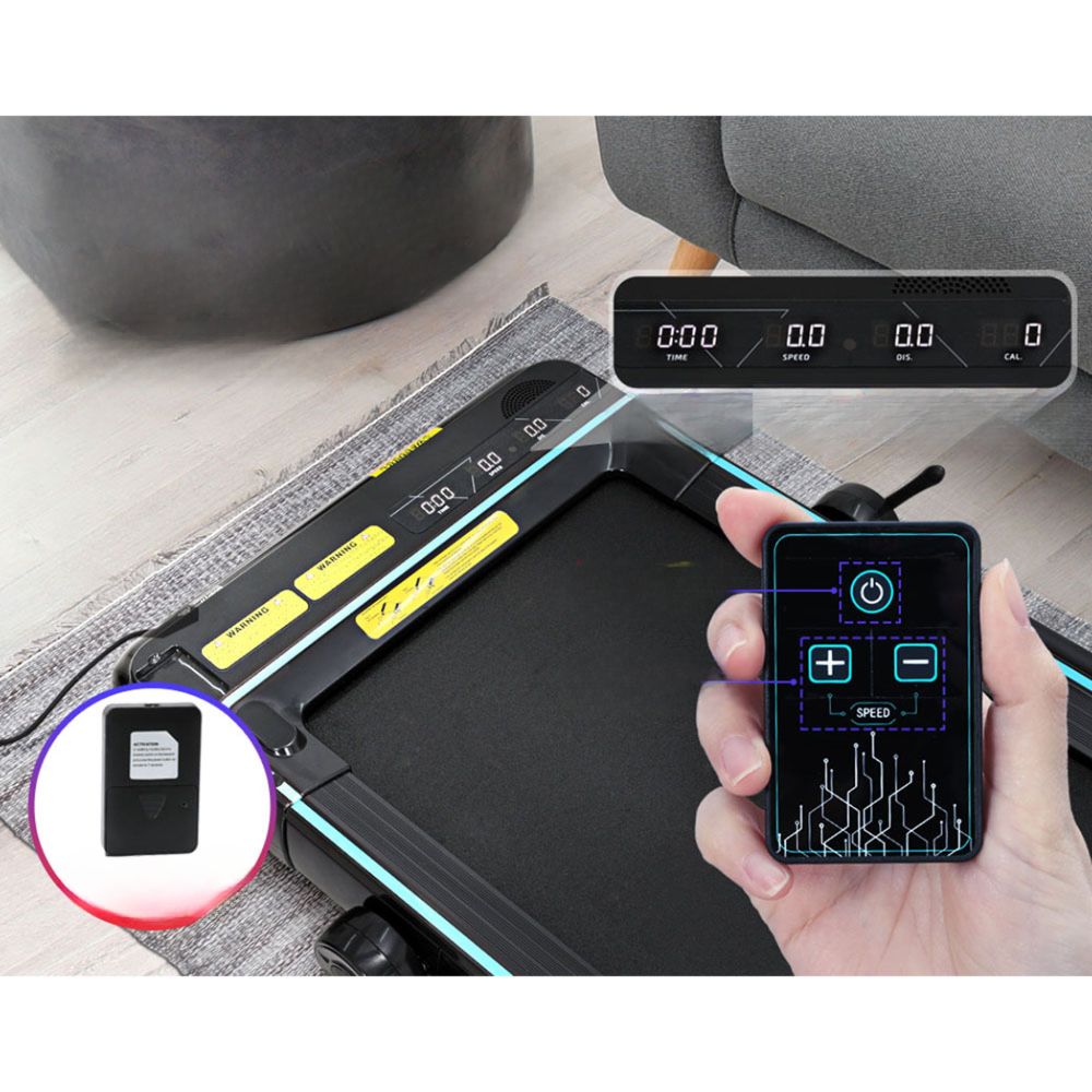 Treadmill Walking Pad Home Office Gym Fitness with Remote Control