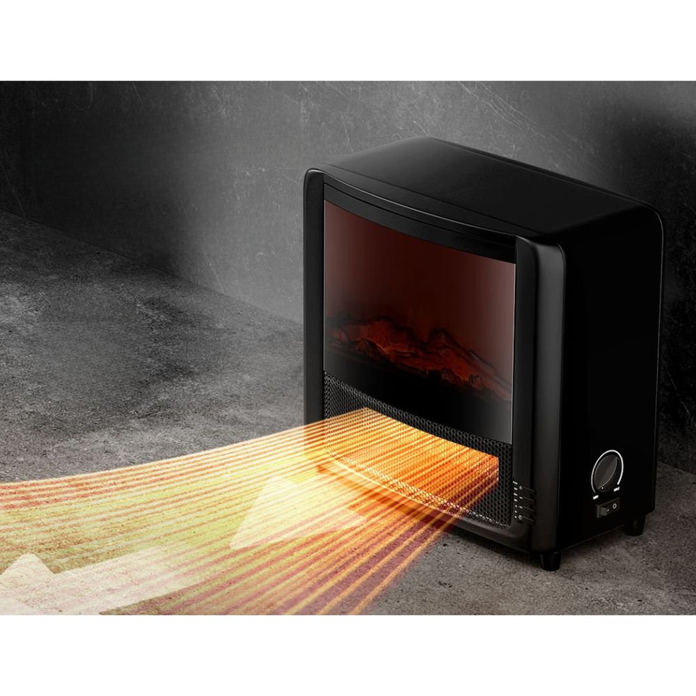 Electric Fireplace 3D Flame Effect Timer Portable Indoor Heater 2000W