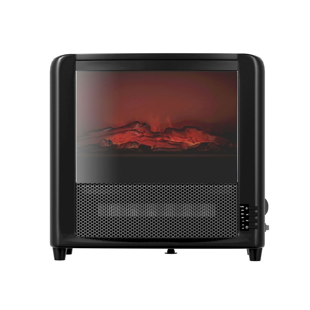Electric Fireplace 3D Flame Effect Timer Portable Indoor Heater 2000W